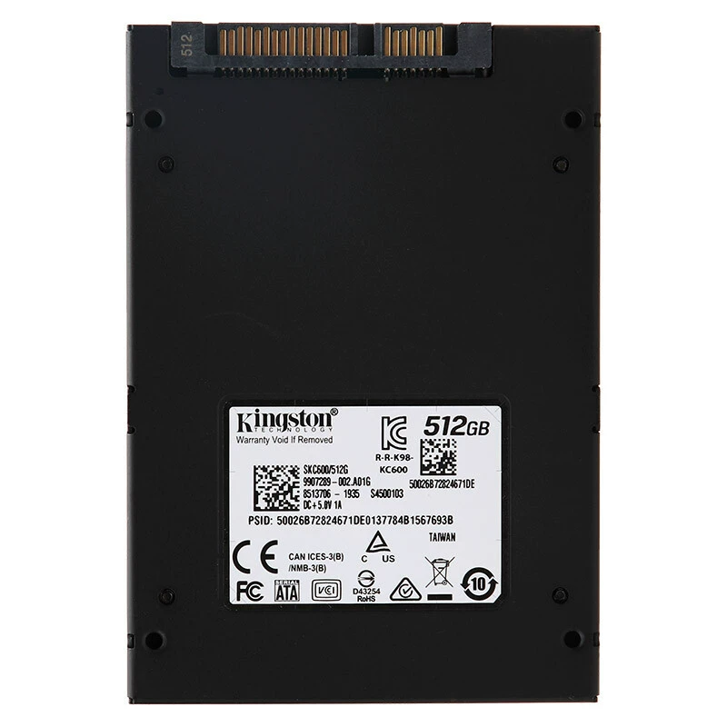 Kingston 256/512 ГБ SSD твердотельный диск KC600SATA 3 настольный компьютер ноутбук 3.0 применимо