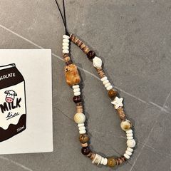 復古可愛陶瓷小狗手工diy串珠手機鏈條ccd相機掛繩閨蜜掛件