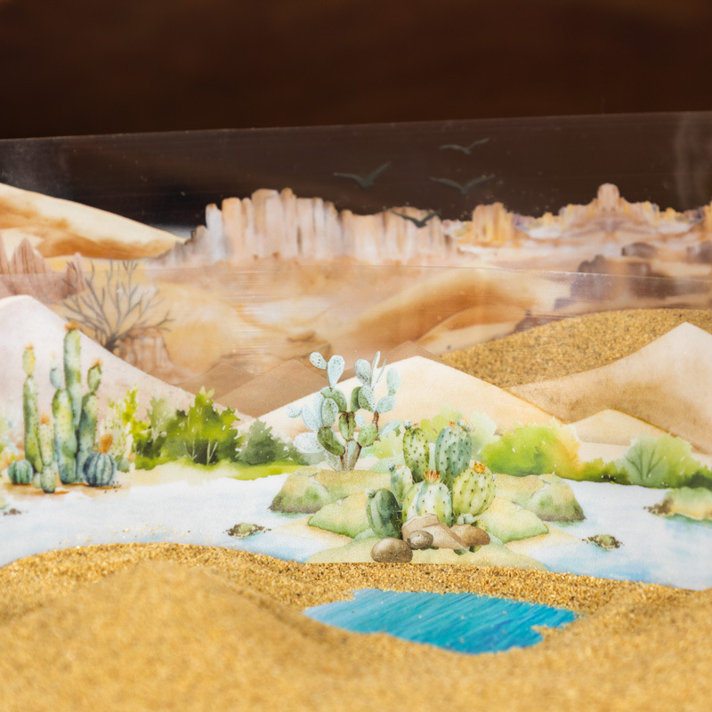 Ketchup Girl PET paisajismo cinta adhesiva viaje al desierto serie retro contabilidad DIY cinta adhesiva decoración