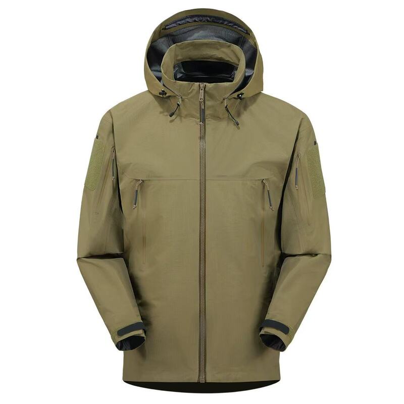 Cross-Border Taizhou Niaojia Hard Shell Jacket Alpha Gen2.2 Three-Layer Laminated Military Bird Military Version Hooded Jacket