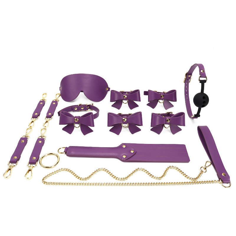 Adult supplies SM fun set bondage training alternative sex toys butterfly sp flirting props wholesale Adult supplies SM fun set bondage training alternative sex toys butterfly sp flirting props wholesale