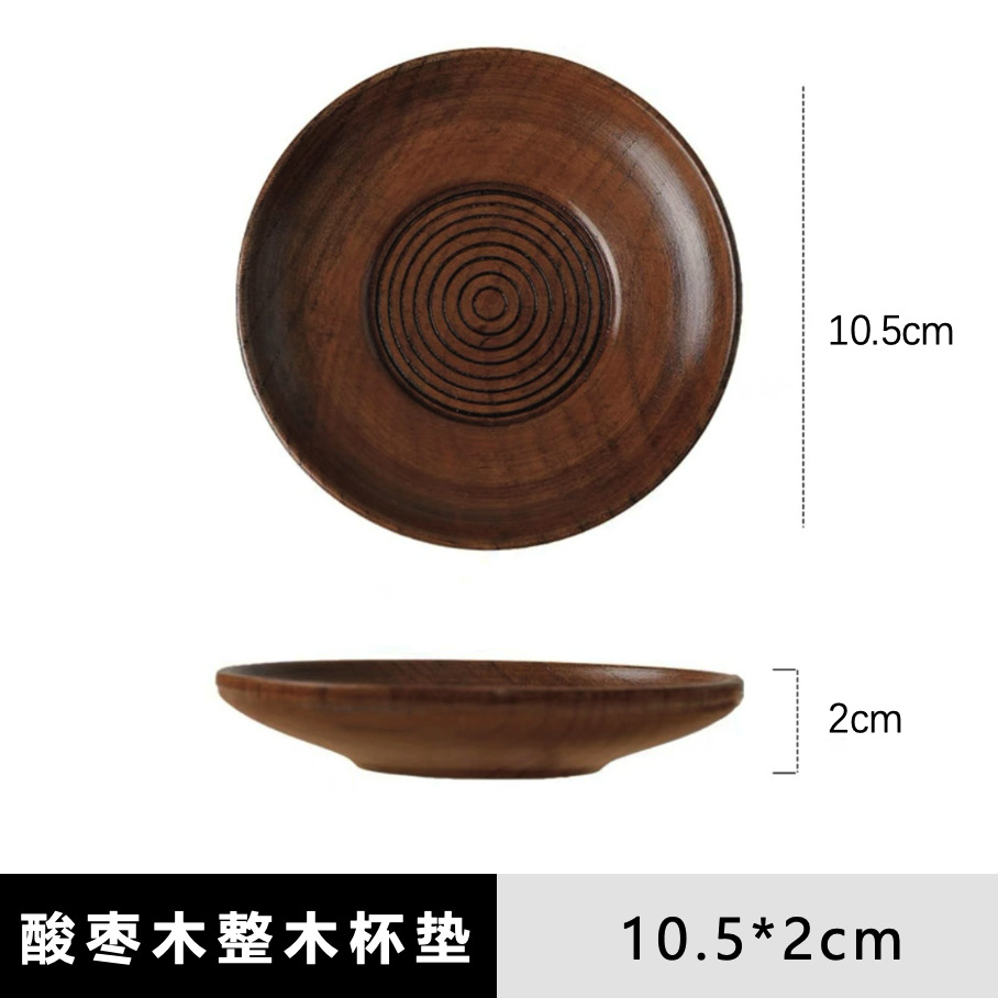 【70%가 선호하는】 산조목 나선형 컵받침 - 10.5*2cm