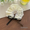 2# lace black bow large intestine ring