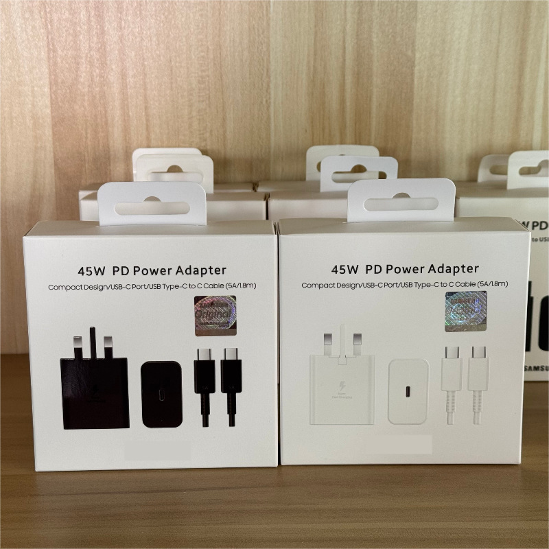 Suitable for Samsung Type-C Interface Charger Set T4510 Charging Head 45W Usb-C Pd Fast Charging