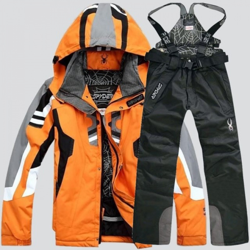 Nuevo conjunto de ropa de esquí, abrigo impermeable a prueba de frío, ropa de hombre, pantalones de algodón, ropa de montaña al aire libre, envío gratuito