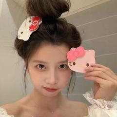 子供用カット生地、髪を傷つけないかわいい長めのベルクロ、髪の量が少ない女の子向けの小さな女の子用ヘアアーティファクト