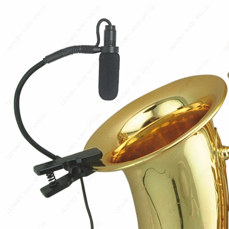 萨克斯铜管乐器麦克风乐队演奏舞台拾音器多功能直播录音电容话筒