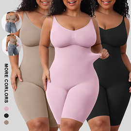 高质量外贸女装连体束缚紧身衣卡戴珊塑形衣吊带连体衣Shapewear