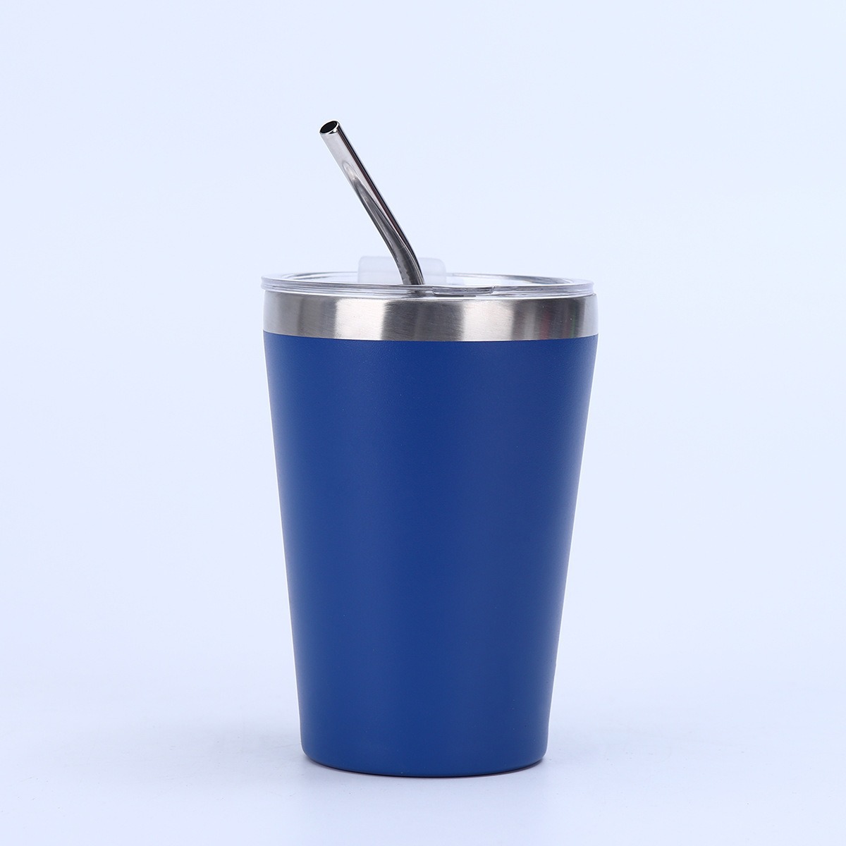 Transfronterizo simple taza de automóvil de 12oz 304 taza de acero inoxidable de doble capa vacío taza portátil logo personalizado
