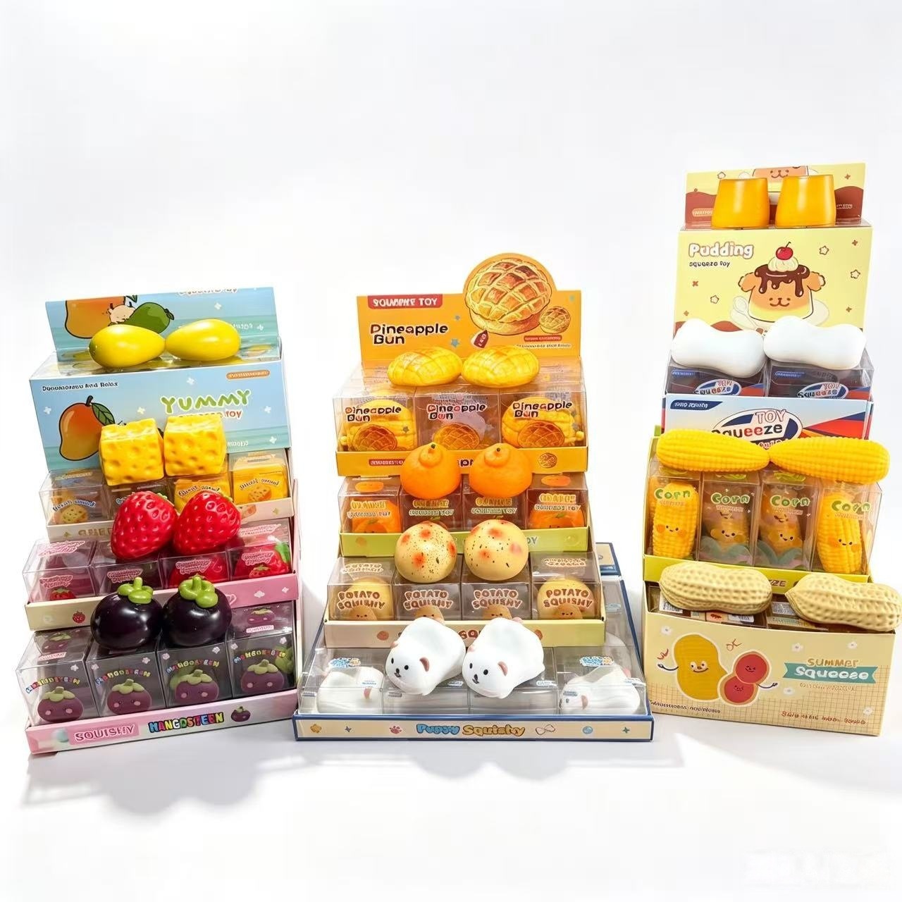 Cross-border bestseller: realistic building block squeeze toy with sound, super stress-relieving slow-rebound decompression toy for venting and stress relief