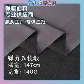 现货弹力五枚缎140g麂皮绒弹力仿皮绒涤氨面料服装箱包鞋材布料