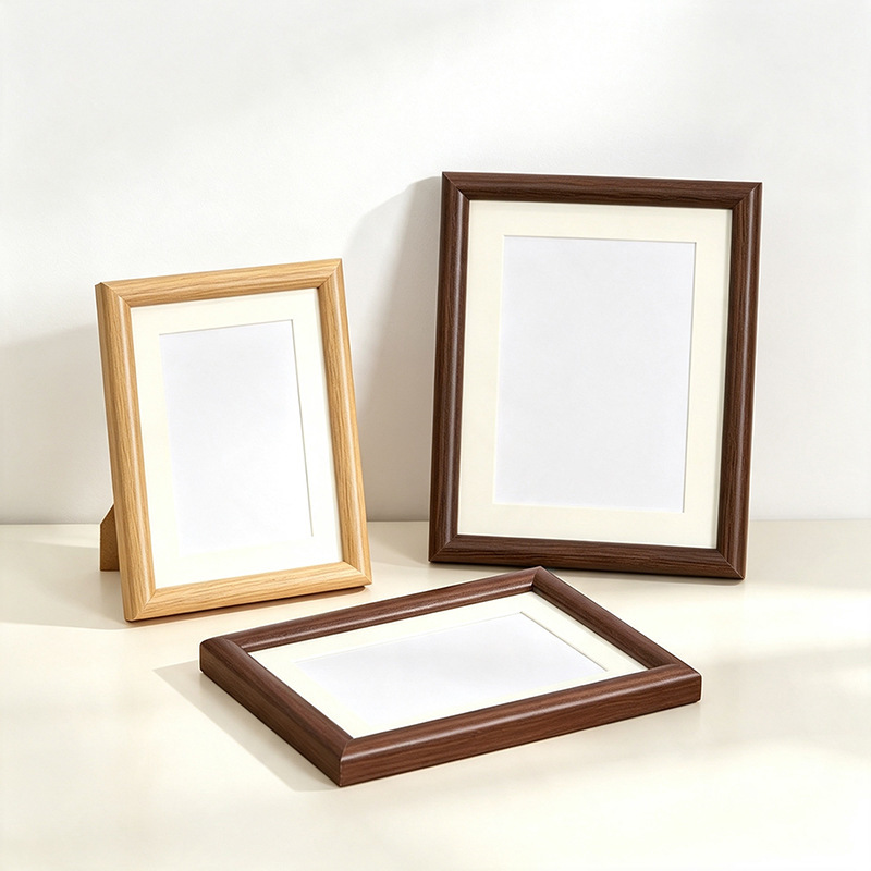Wooden photo frame 6inch empty frame for tabletop display photo wall 7inch 10inch A4 creative simple curved picture frame empty frame Wooden photo frame 6inch empty frame for tabletop display photo wall 7inch 10inch A4 creative simple curved picture frame empty frame