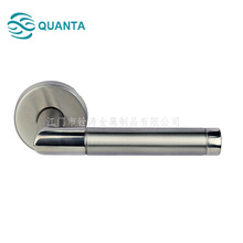 欧式304不锈钢门把手 酒店卧室住宅商用豪华木质门把手 工厂批发