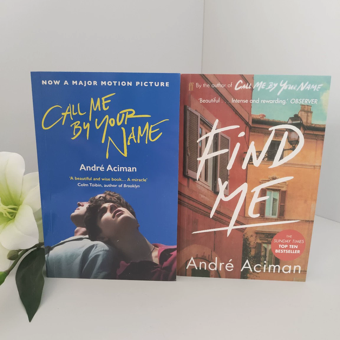 Книга André Aciman «Call Me by Your Name» и «Find Me», комплект в мягкой обложке, английские издания
