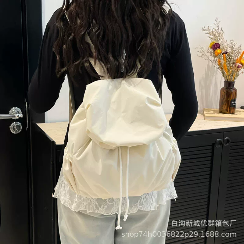 Trend fashionable backpack, travel bag, drawstring, wholesale