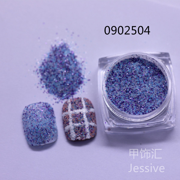 Knitted woolen nail sequins for manicure
