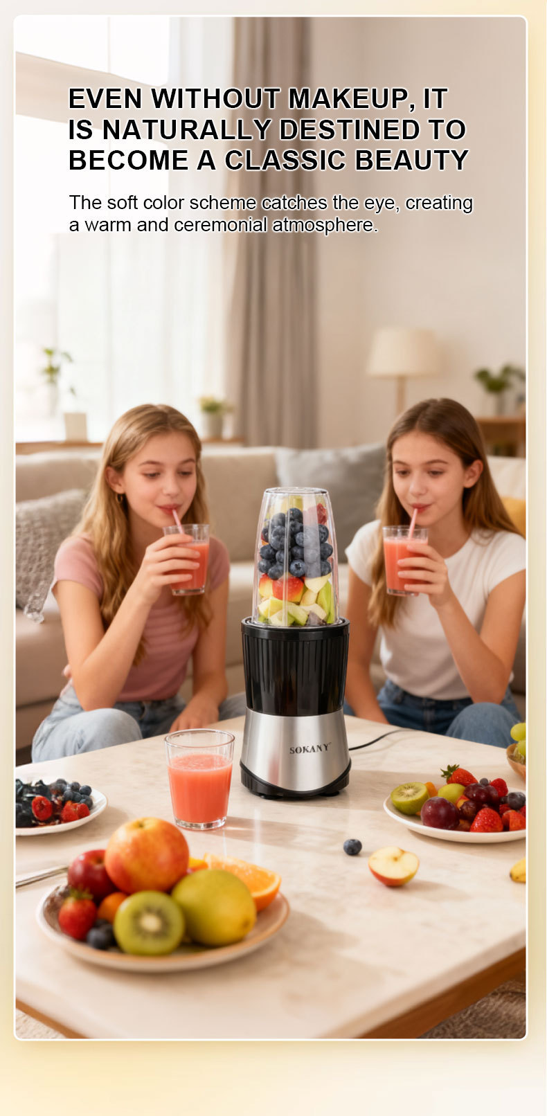 High Speed Smoothie Maker 6 In 1 Blender Food Processor Juicer_voghion.com