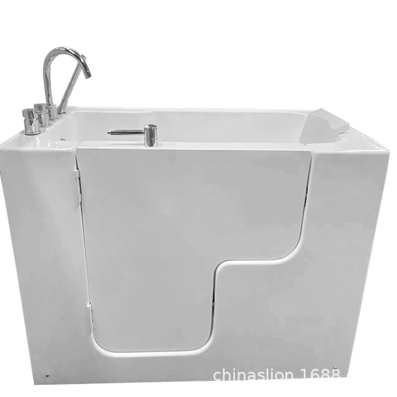 Shilin для пожилых людей с открытой дверью, безбарьерная Ванна, Душ, встроенный сидящий пузырьковый тип, инвалидная прогулка