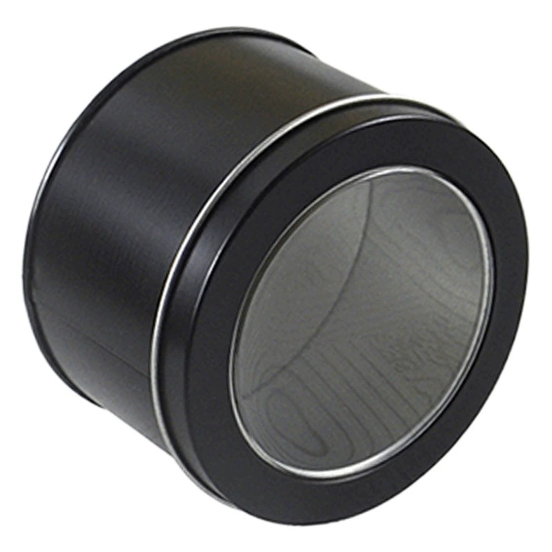 В наличии, подходит для часов Casio, маленькая золотая жестяная коробка для часов, круглая жестяная подарочная коробка с окошком.