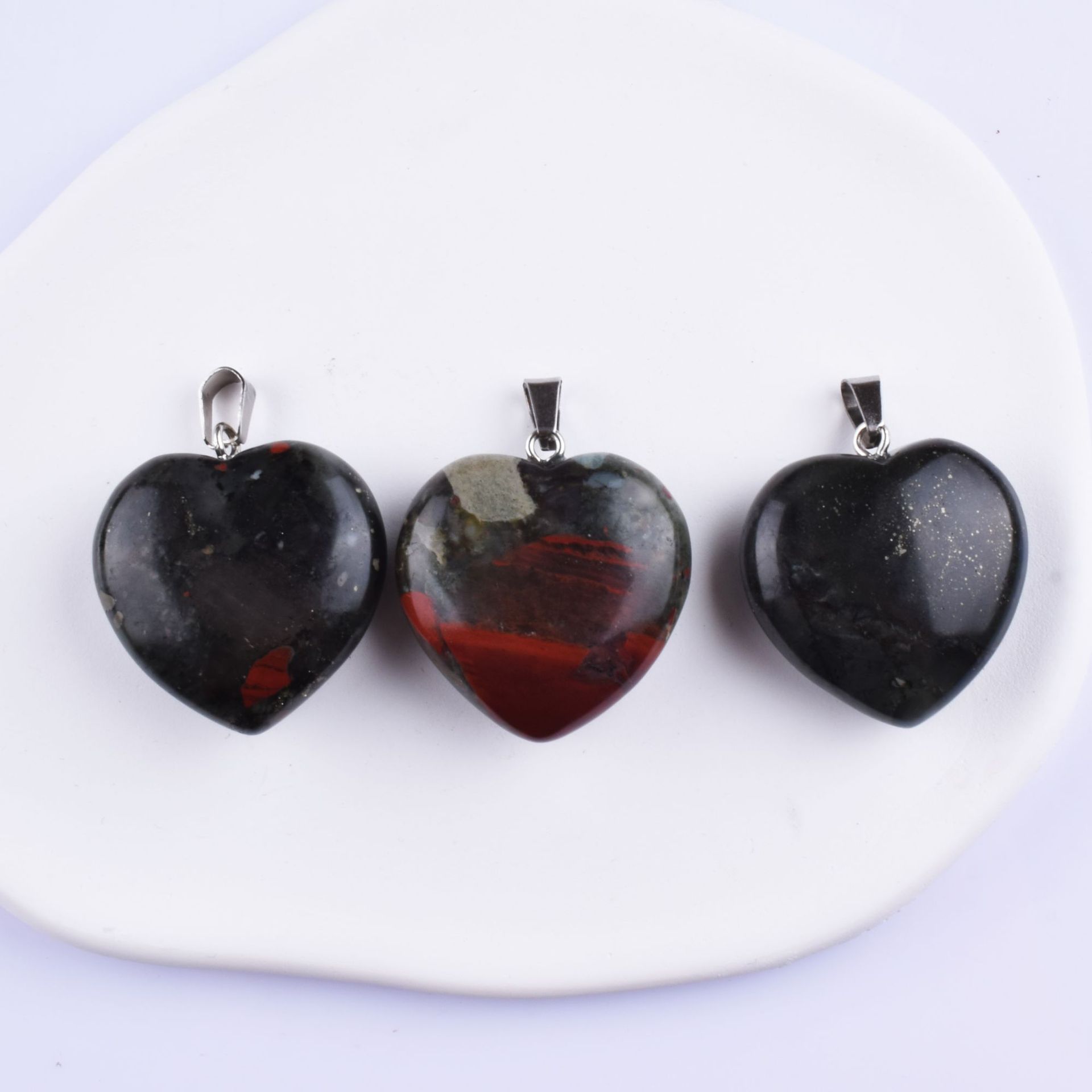 버클 - 펜던트 - 아프리카 블러드스톤