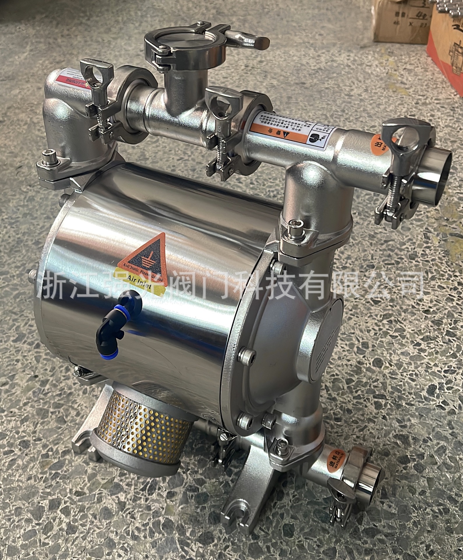 卫生级，食品级，不锈钢，电动，气动隔膜泵，304/316L