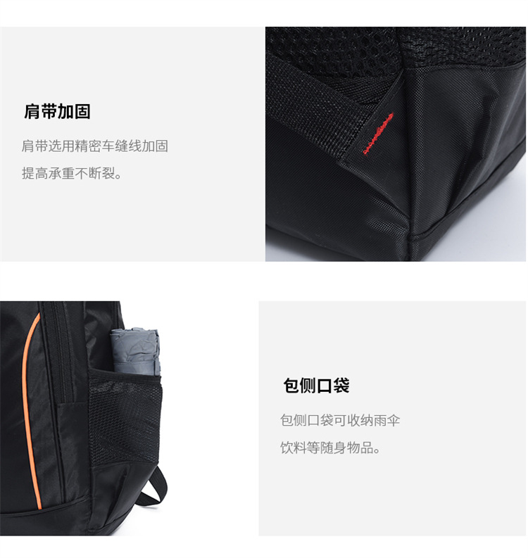 Backpack with large capacity and high-end feel, men's high-end feel, large capacity USB charging computer bag, student schoolbag undefined
