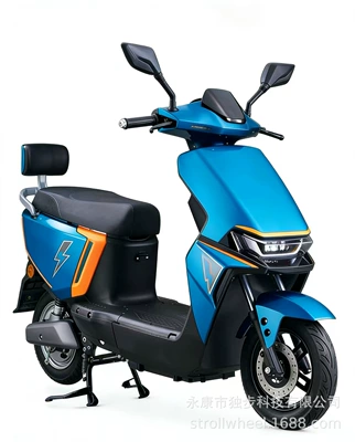 Electric Motorcycle with 275-10 | Elektrikli motosikletlər - lake-blue-60v20ah-lead-acid-battery