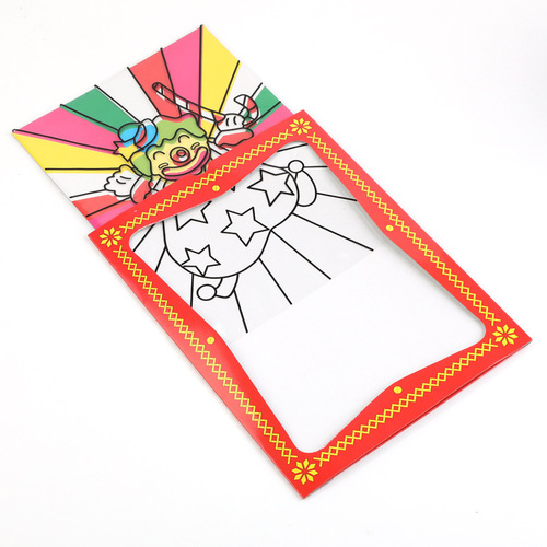 Clown color changing card white color changing painting magic toy children magic props prophecy color changing card batch
