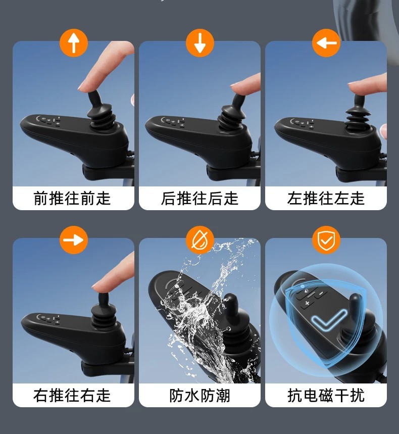 The electric wheelchair can be taken on a plane, it is a new original model, portable and foldable, specially designed for elderly people to use for walking and as a mobility aid