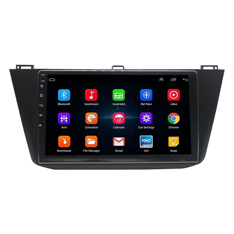 Aplicable a Volkswagen 17 Tiguan L Android navegación GPS todo en un coche MP5 revertir imagen Bluetooth