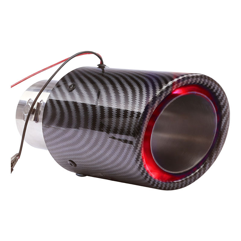 Qìchē – Water Transfer Printing Exhaust pipe - curled-edge-red