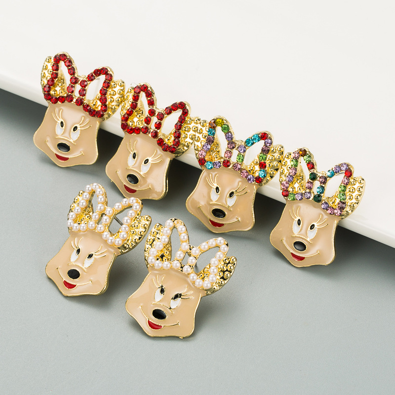 New Cute Animal Exaggerated Earrings display picture 2