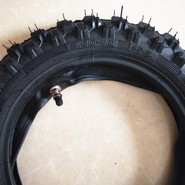 Mini Off-Road Motorcycle Accessories Little Apollo Little Flying Eagle 10inch Inner Tube and Outer Tire 2.50-10 Tire