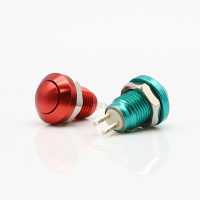 8mm Metal Button switch reset RGB waterproof small-scale miniature switch welding