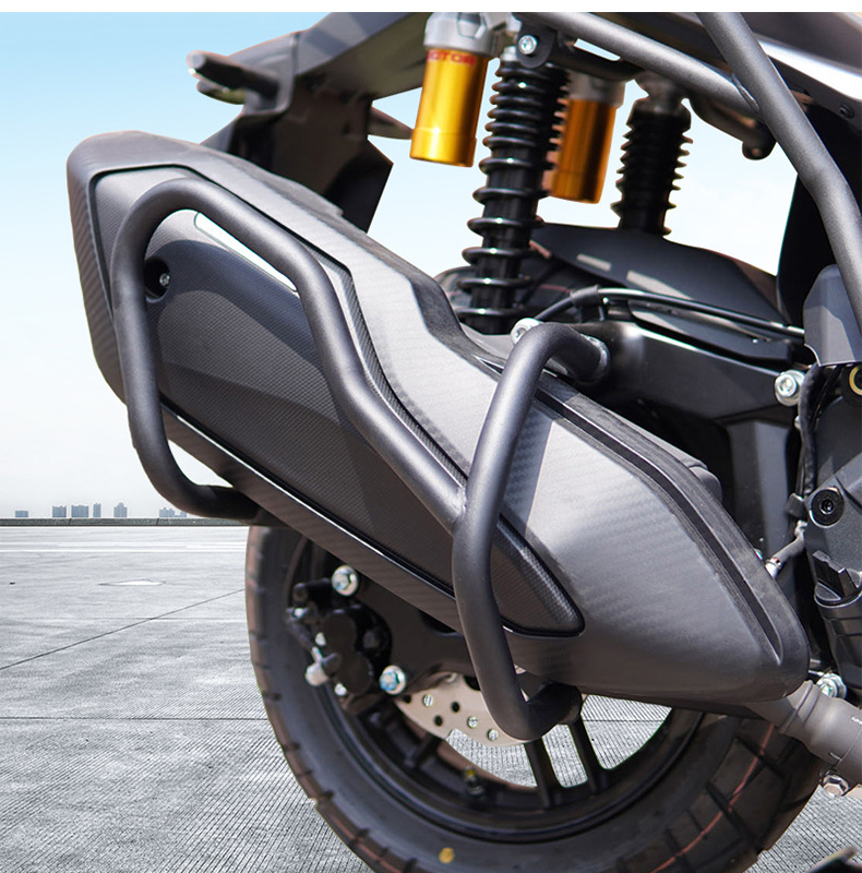 Suitable for Qianjiang Hong 250Adv Bumper Anti-Fall and Anti-Collision Scooter Bumper Front and Rear Fully Surrounded Protective Bar Modification