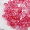 Acrylic beads, megaphone, Chinese hairpin, earrings, accessory, handle, orchid, handmade