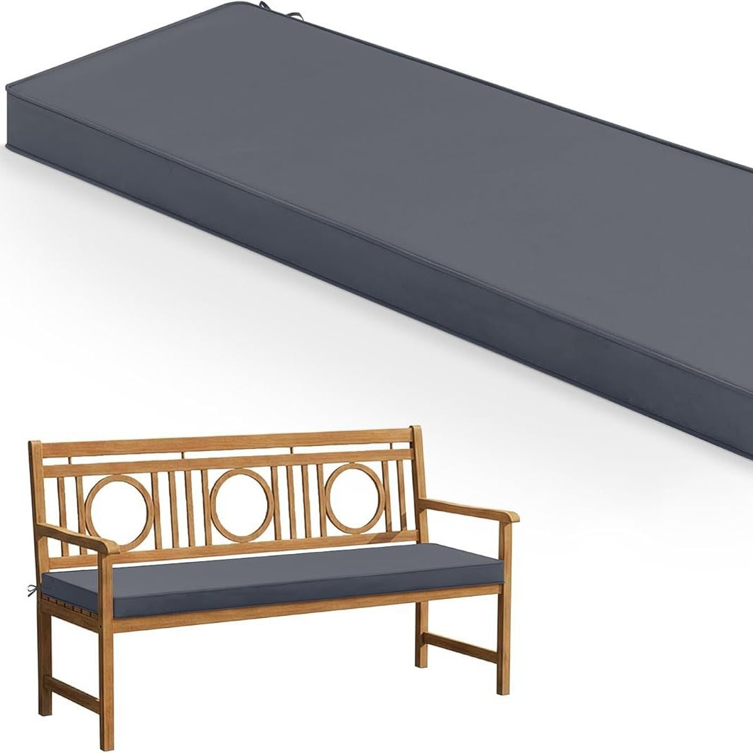 Explosiones transfronterizas al aire libre cojín de banco impermeable anti-desvanecimiento cojín de muebles de patio cojín de cubierta desmontable cojín de porche