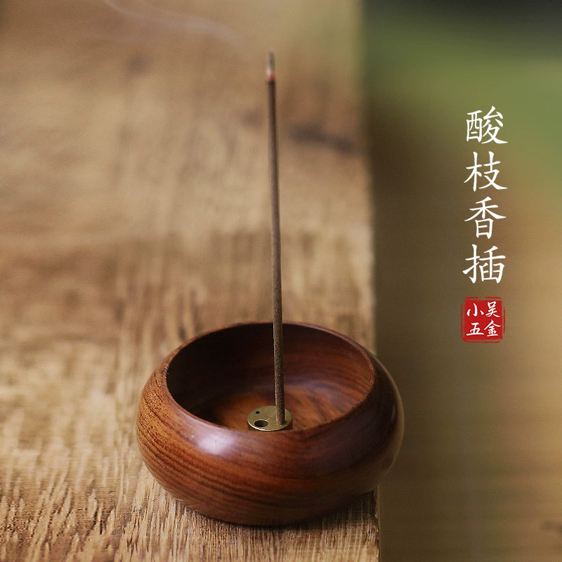 Курильница из красного дерева из черного дерева Мини-маленький подключаемый держатель для благовоний подставка для благовоний стол для благовоний курильница из сандалового дерева пористая