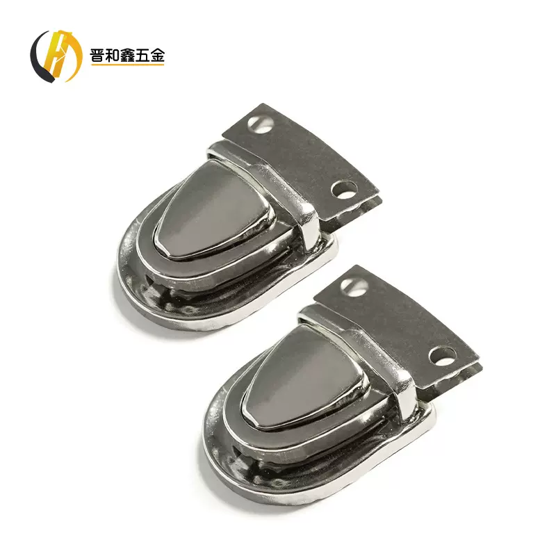 五金锁扣装饰锁箱包配件合金服饰插锁鸭舌锁饰品不锈钢户外包包扣