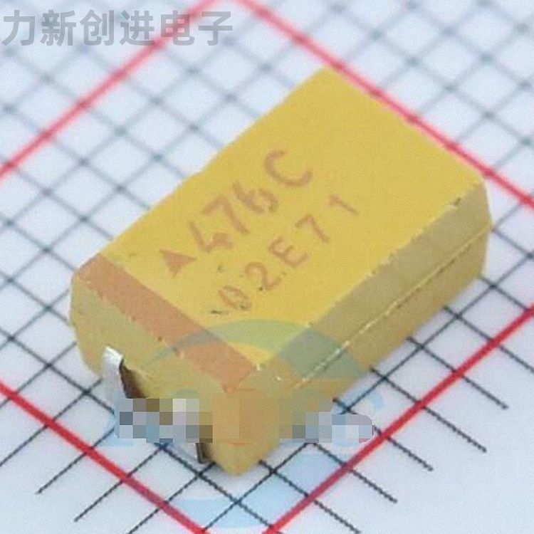 TAJD476K016RNJ描述47uF(476) ±10% 16V 钽电容