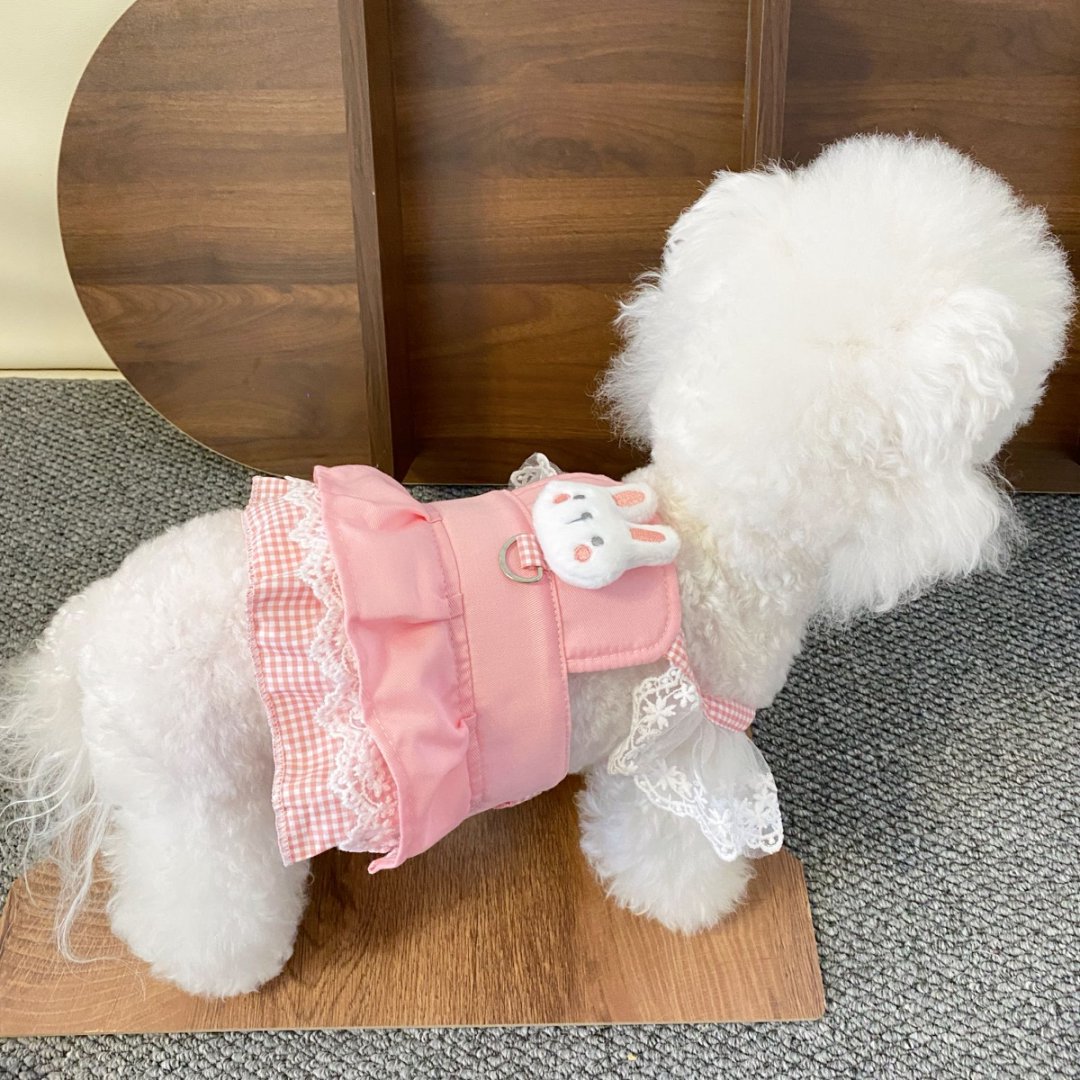 핑크 토끼 스트랩 + 로프