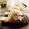 Winter cute slippers with bow, non-slip keep warm footwear indoor