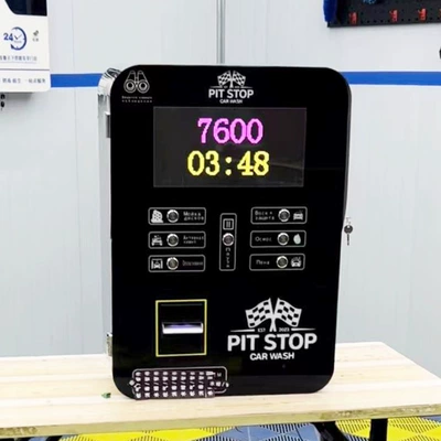 Small black self-service car Car washing machine