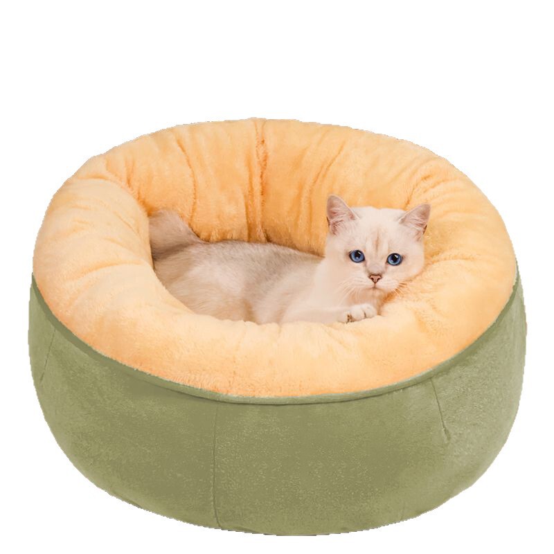 网红猫窝冬季保暖狗窝小型犬猫屋半封闭猫咪狗狗窝宠物窝四季通用|undefined