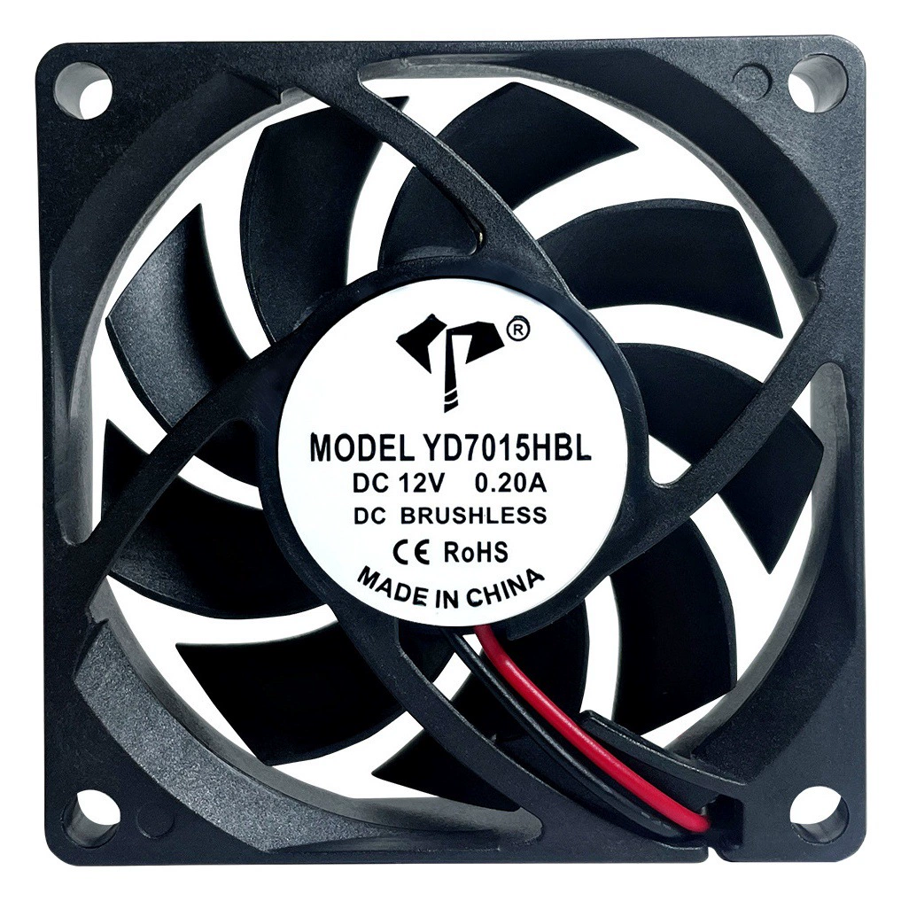 Завод прямой DC7015 Вентилятор охлаждения 5V12V24 шасси навигации двухпроводной шар 7 см промышленный вытяжной вентилятор