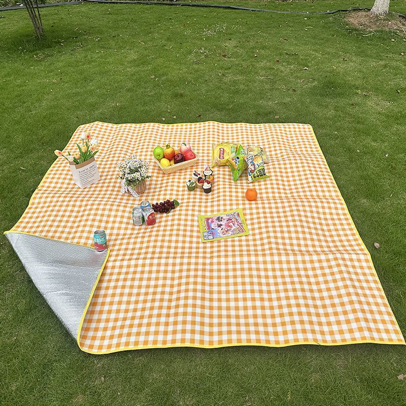 alfombra de piso de picnic alfombra a prueba de humedad gruesa tela de picnic impermeable primavera césped camping al aire libre picnic portátil plegable impermeable