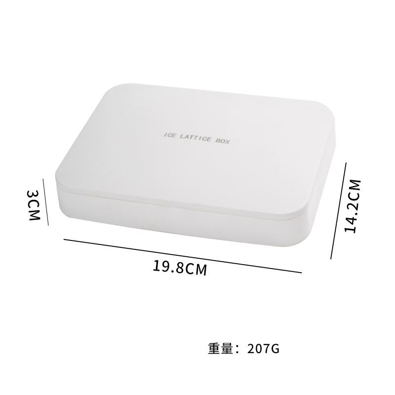 Grille de hielo molde de hielo prensado silicona hockey hielo caja de hielo de plástico refrigerador congelación caja de hielo especial transfronteriza grille de hielo