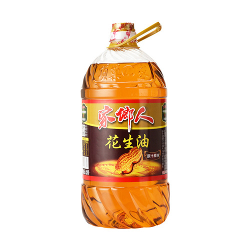 Hometown people 5 liters of peanut oil strong fragrance first-level pressed edible wholesale peanut grain and oil barreled edible oil large barrel of oil