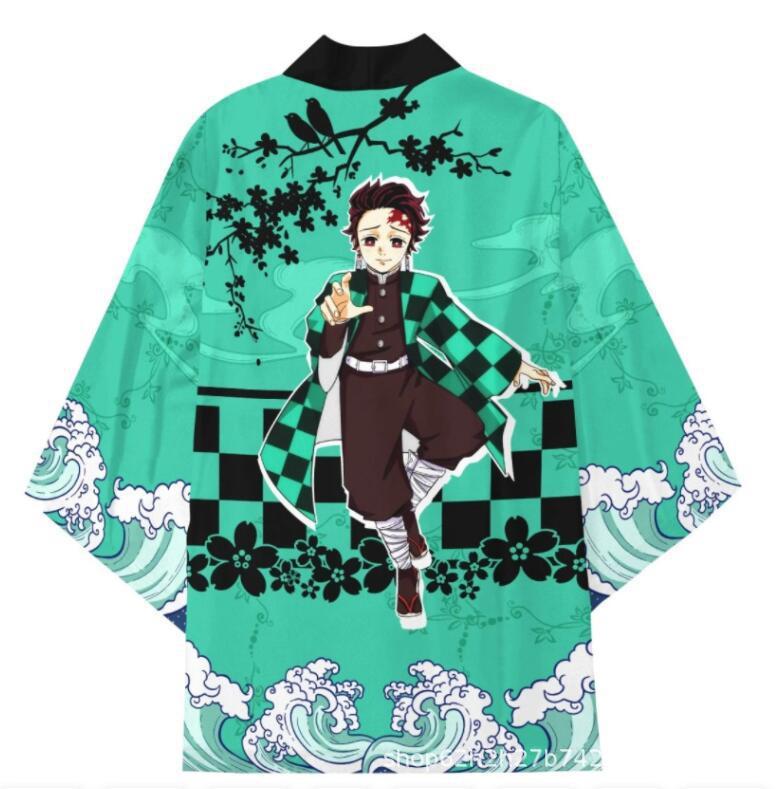 日漫鬼滅の刃cos羽織着物マント道着漢服3dデジタルプリントアニメ工場直売代|undefined