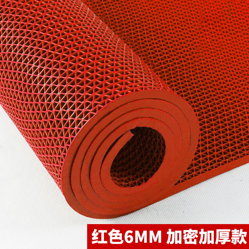 [조리된 접착제] 6.0mm 두께의 내마모성 빨간색